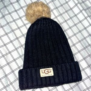 Black UGG beanie hat